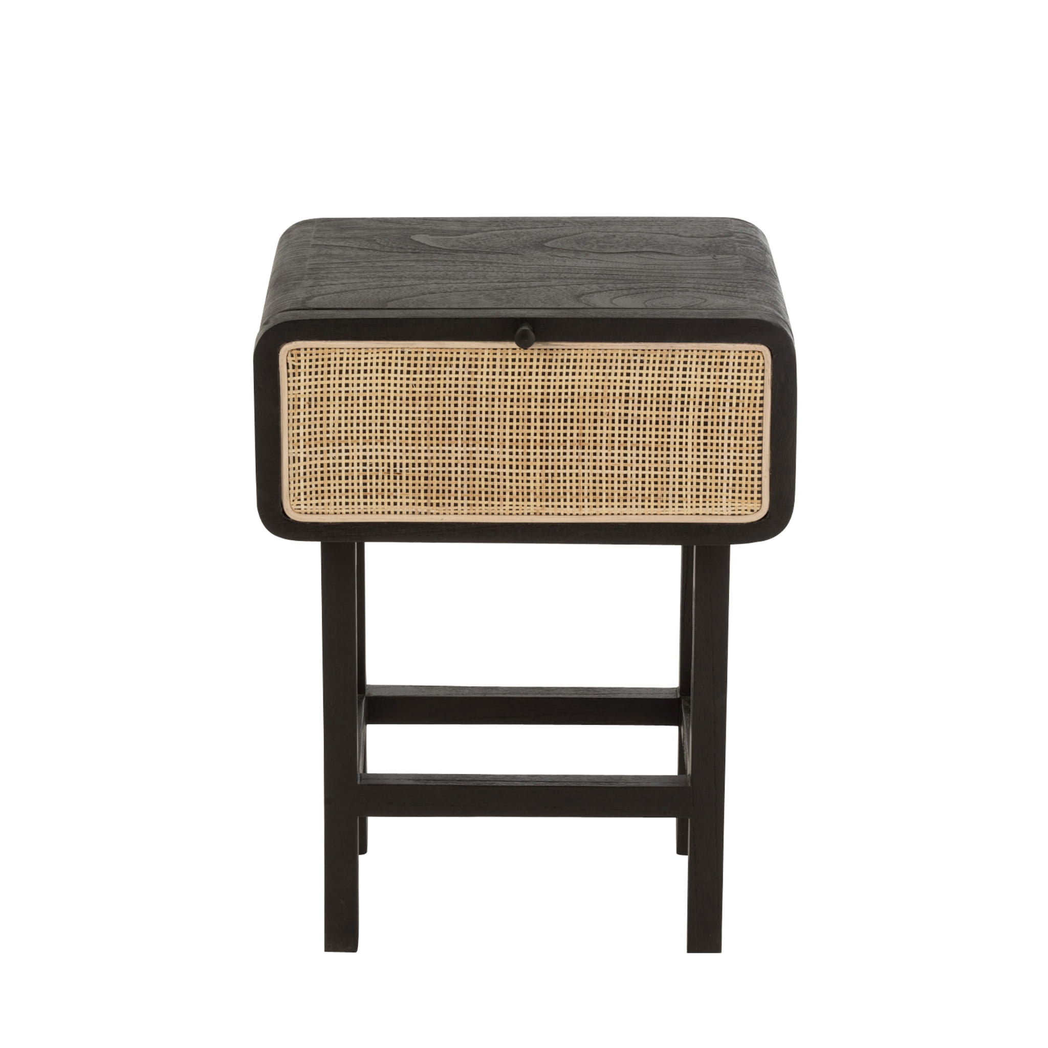 Stolik Molly szafka nocna drewno rattan 60x45x37 cm J-Line