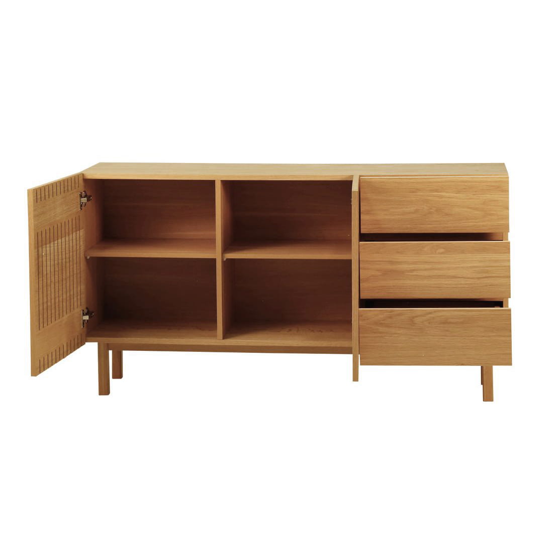 Komoda Prima 150x80x40 cm z naturalnego dębu