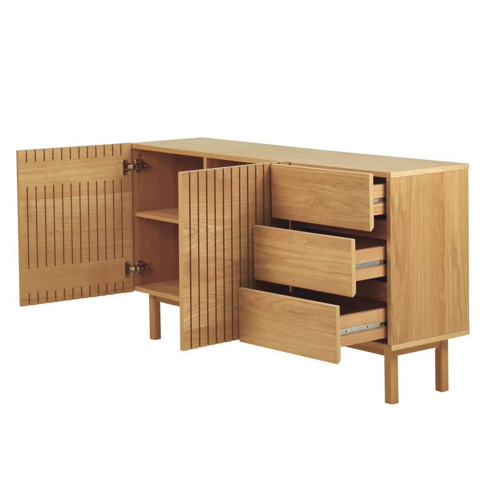 Komoda Prima 150x80x40 cm z naturalnego dębu