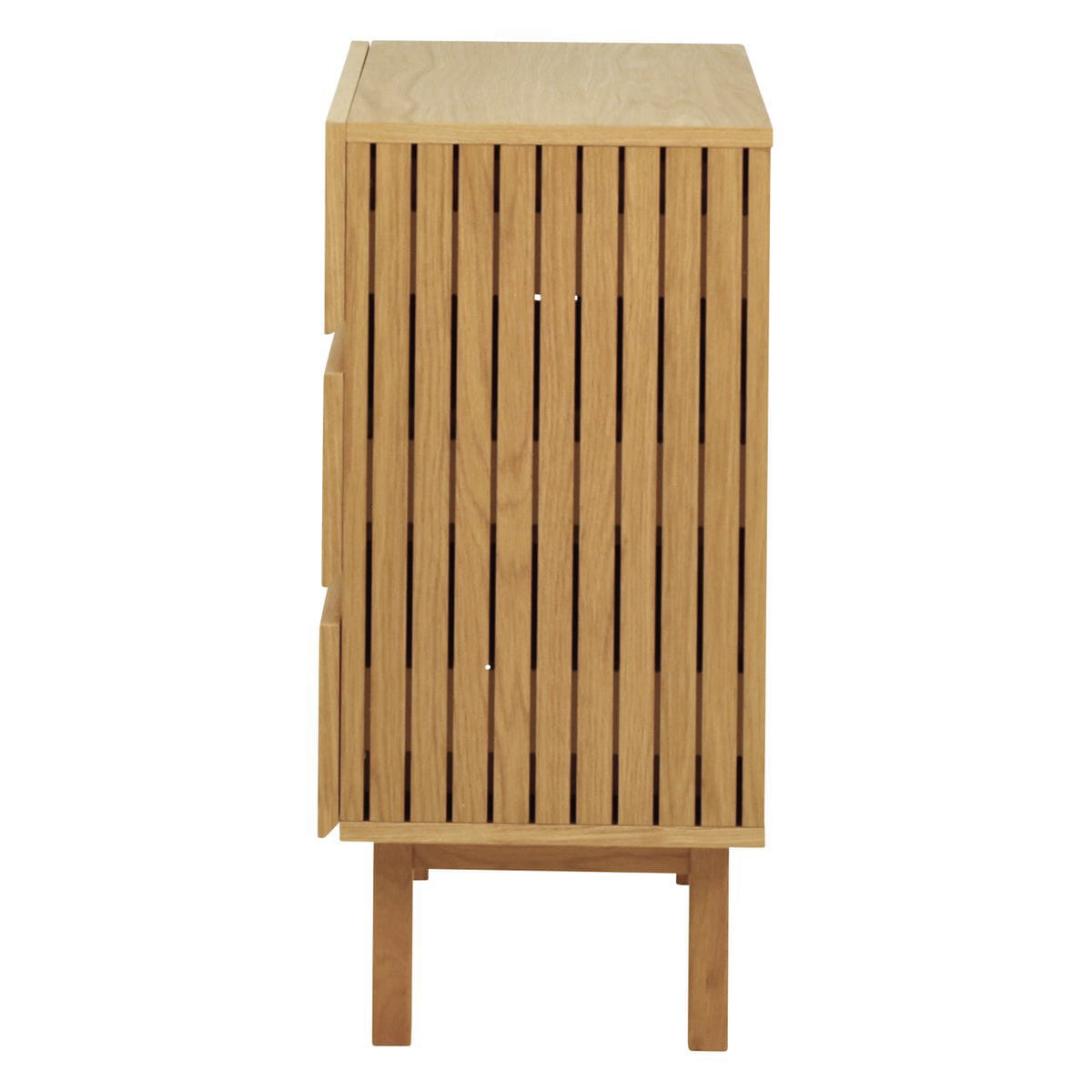 Komoda Prima 85x40x80 cm 3 szuflady dębowa