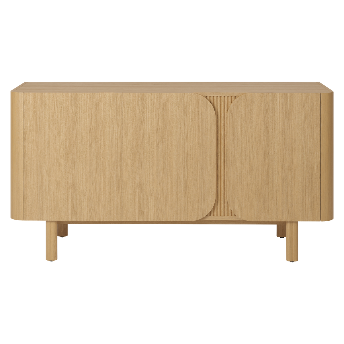 Komoda SIROCCO 154 cm 3-drzwiowa z naturalnego dębu