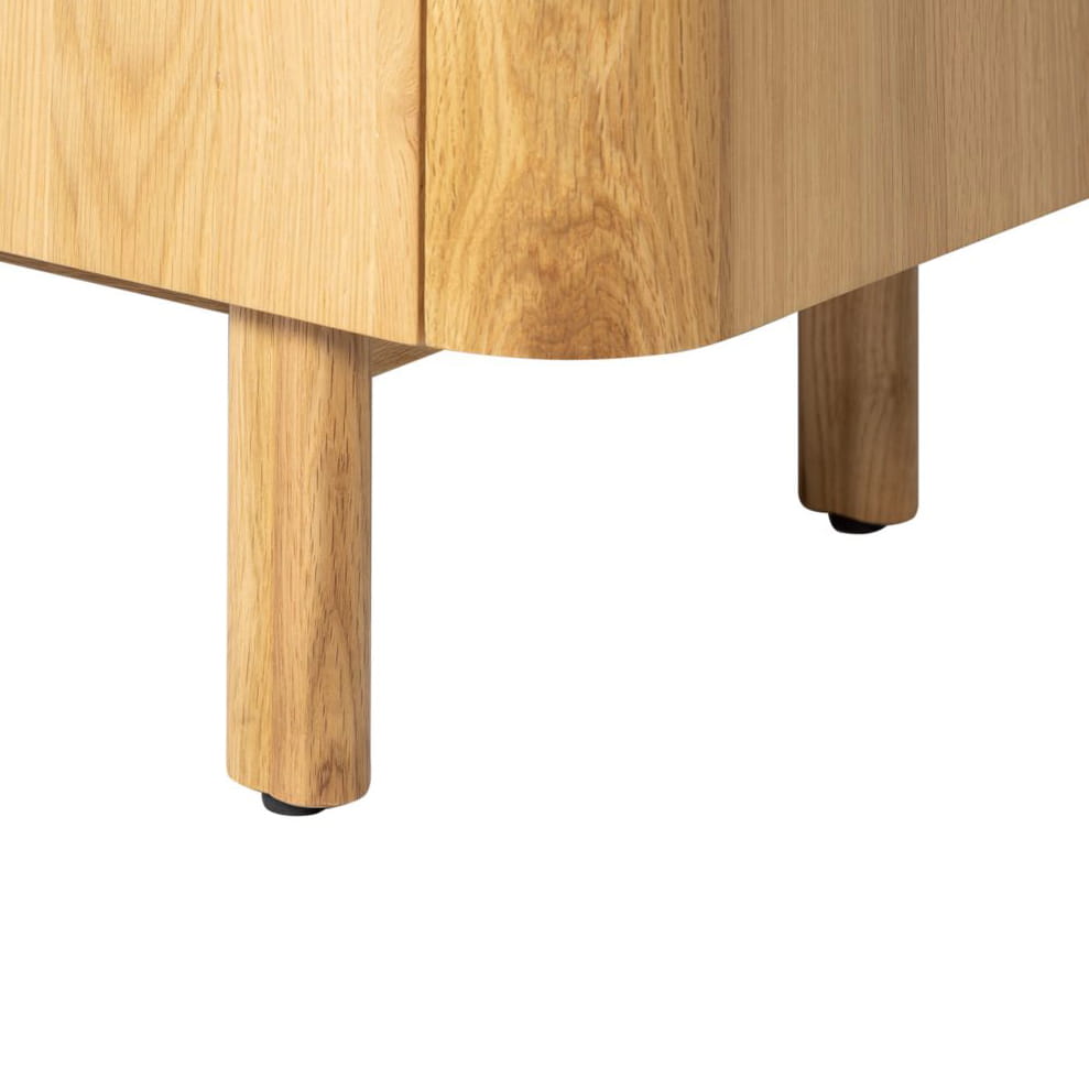 Komoda SIROCCO 107 cm 2-drzwiowa z naturalnego dębu