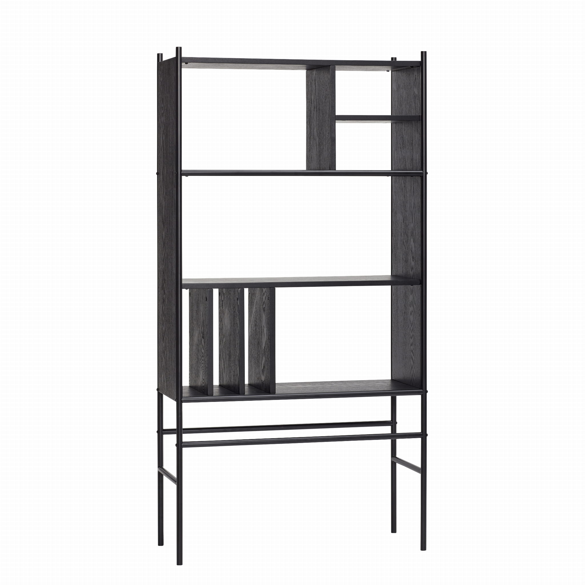 Regał Divide czarny 79x32xh160cm