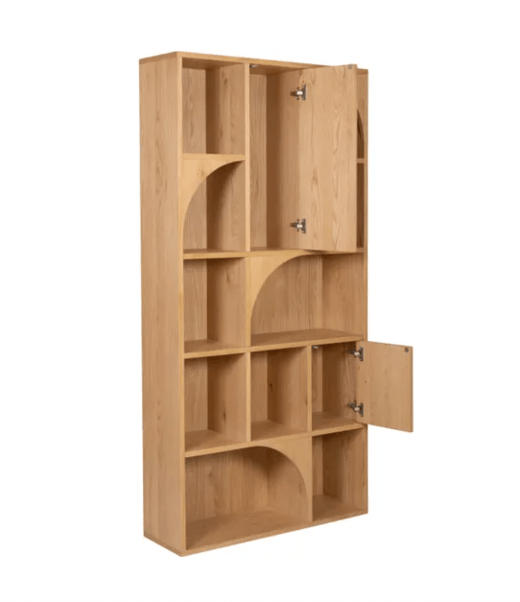 Biblioteczka regał ARTY 200x98x30 cm drewniany dębowy Zago