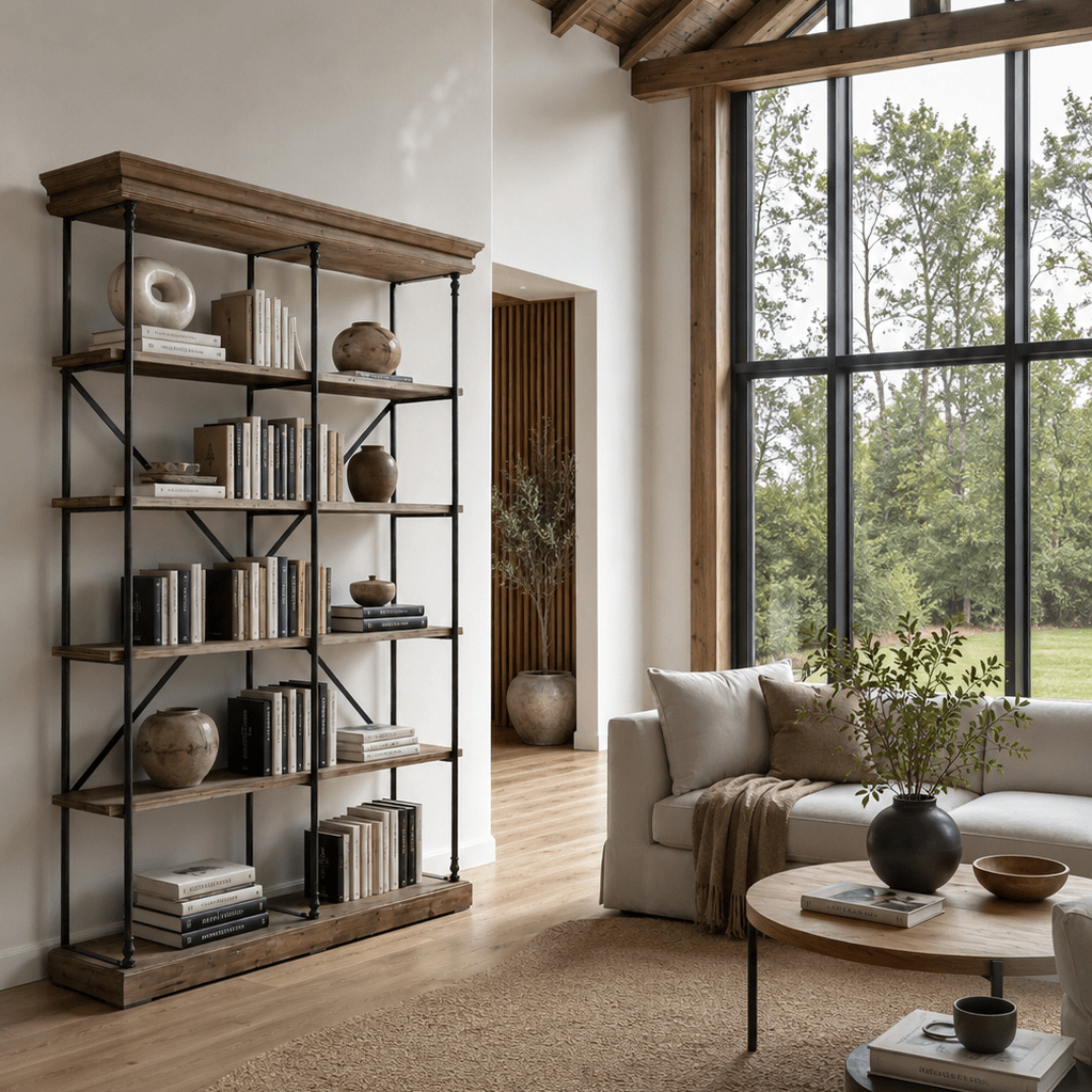 Biblioteczka Tribeca regał na książki 214x148 cm J - LINE