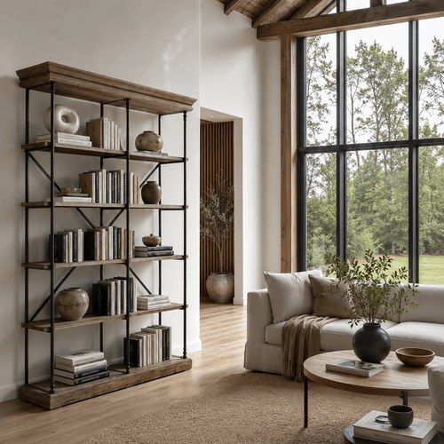 Biblioteczka Tribeca regał na książki 214x148 cm J - LINE