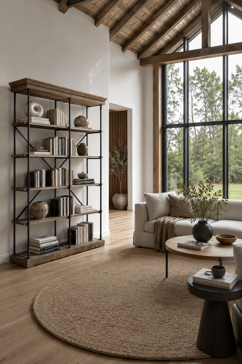 Biblioteczka Tribeca regał na książki 214x148 cm J - LINE