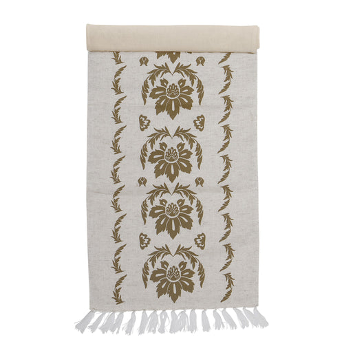 Bieżnik Laica naturalny 175x35 cm farmhouse Wielkanoc Bloomingville
