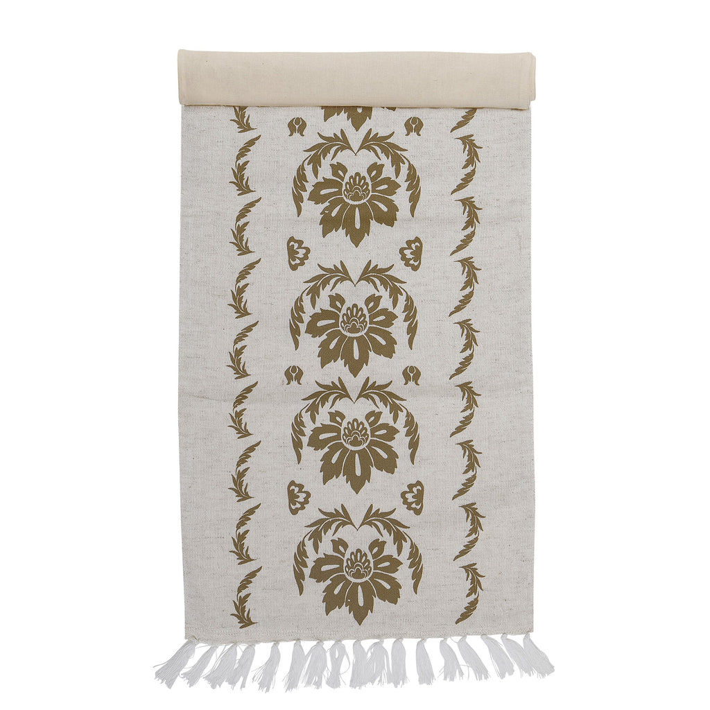 Bieżnik Laica naturalny 175x35 cm farmhouse Wielkanoc Bloomingville