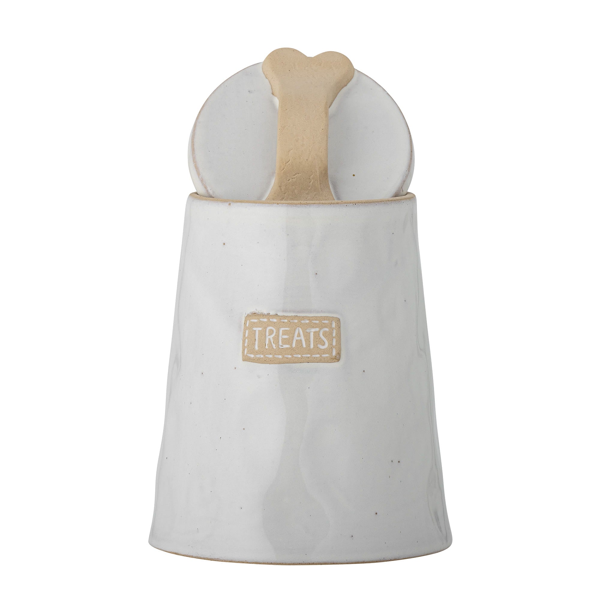 Bloomingville BANDIT Ceramiczny Pojemnik na Karmę Smaczki dla Psa TREATS Bloomingville
