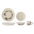 Bloomingville CHARLIE Ceramiczny Zestaw Naczyń dla Dzieci / 3 El. Piesek Bloomingville
