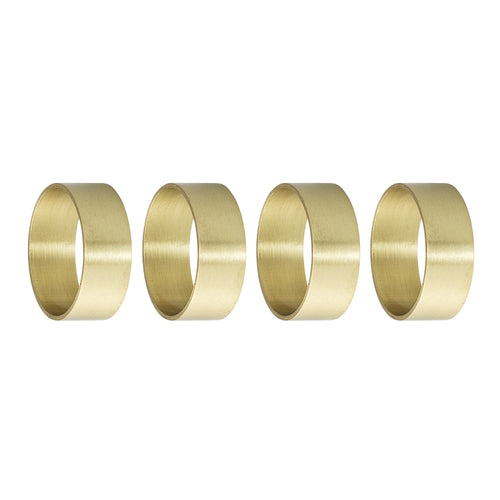 Bloomingville obrączki na serwetki mosiądz złote (4 - pack) Bloomingville