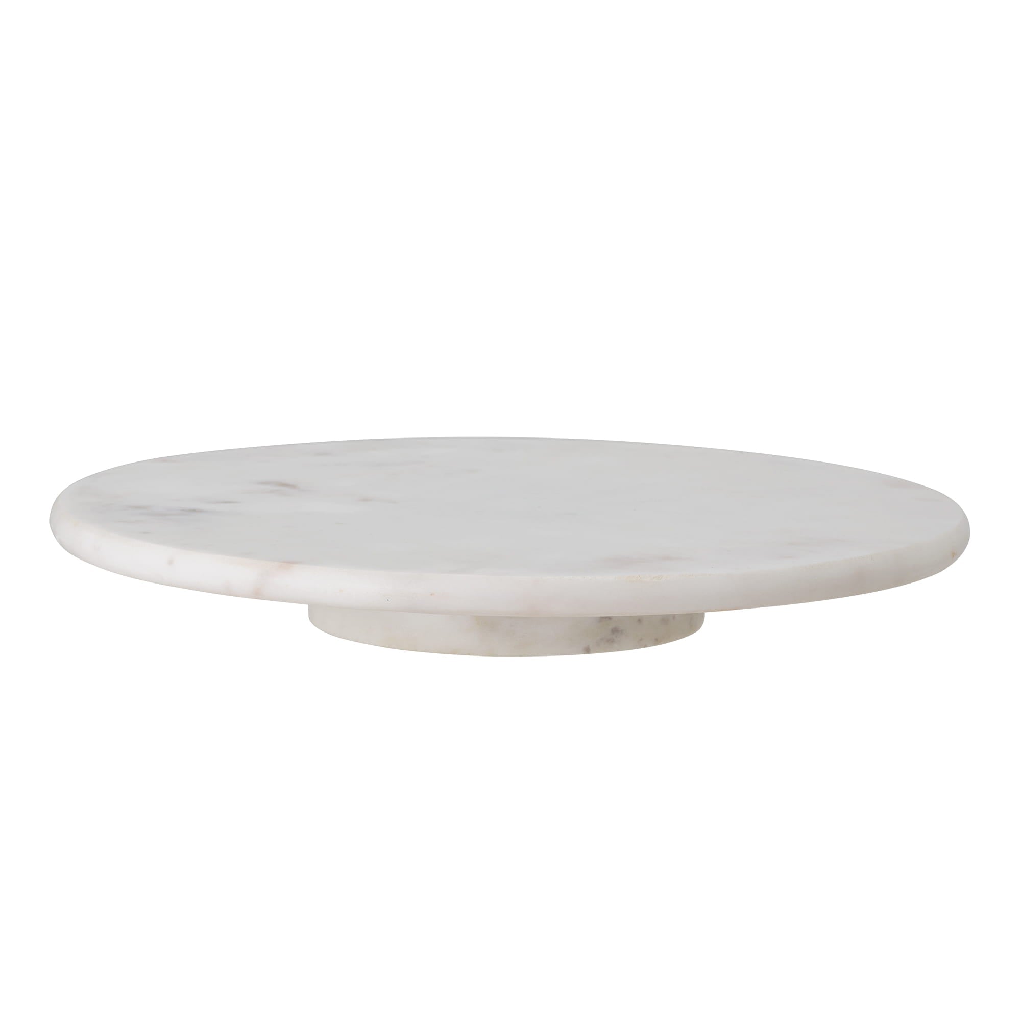 Bloomingville Taca obrotowa patera z marmuru Ellin biały 35,5 cm Bloomingville
