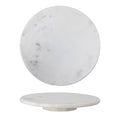 Bloomingville Taca obrotowa patera z marmuru Ellin biały 35,5 cm Bloomingville