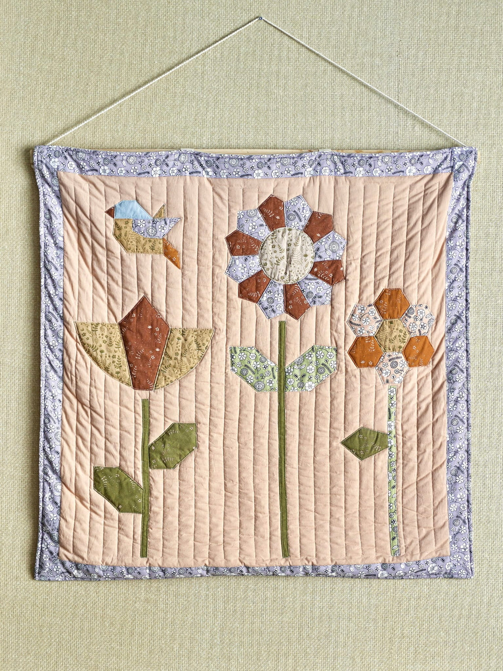 Dekoracja ścienna Tanne Patchwork dziecięca 100x100cm Bloomingville Mini