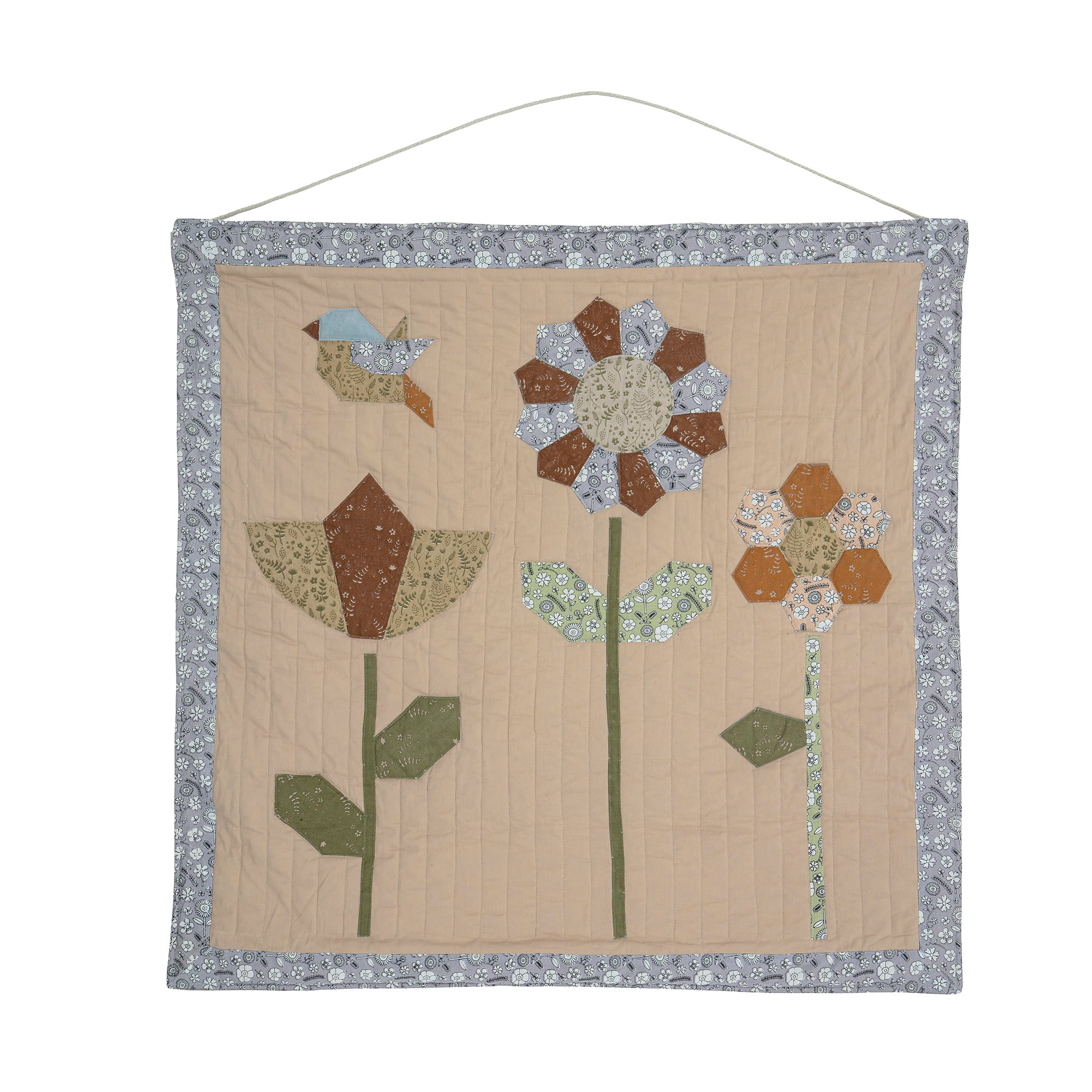 Dekoracja ścienna Tanne Patchwork dziecięca 100x100cm Bloomingville Mini