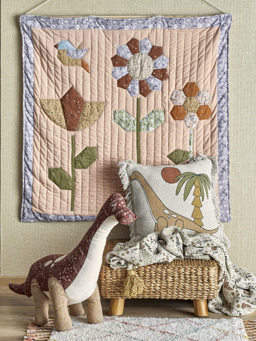 Dekoracja ścienna Tanne Patchwork dziecięca 100x100cm Bloomingville Mini