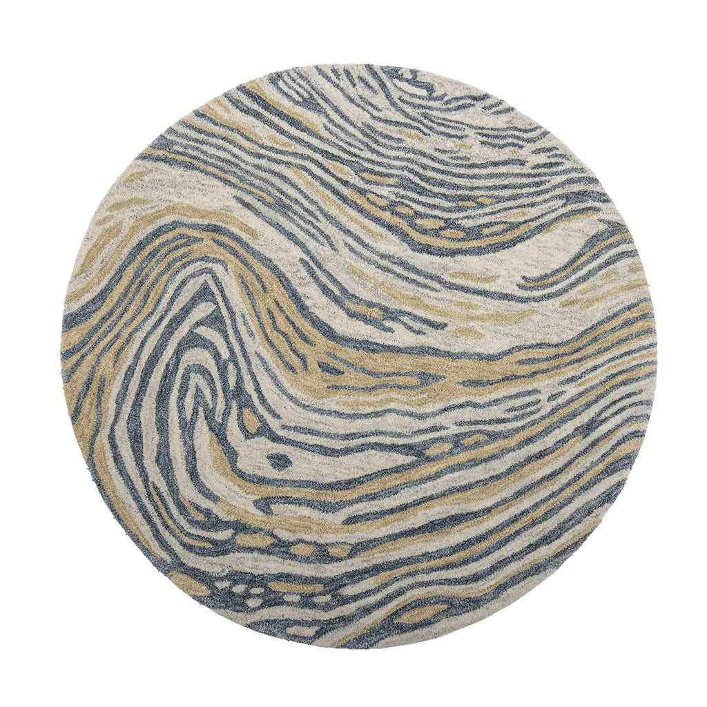 Dywan TIGER okrągły wełna 120 cm Bloomingville
