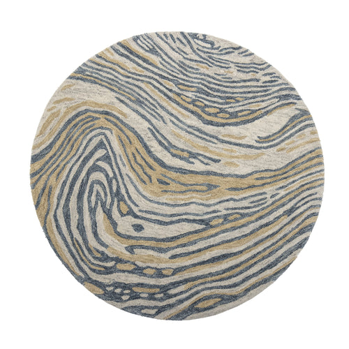 Dywan TIGER okrągły wełna 120 cm Bloomingville