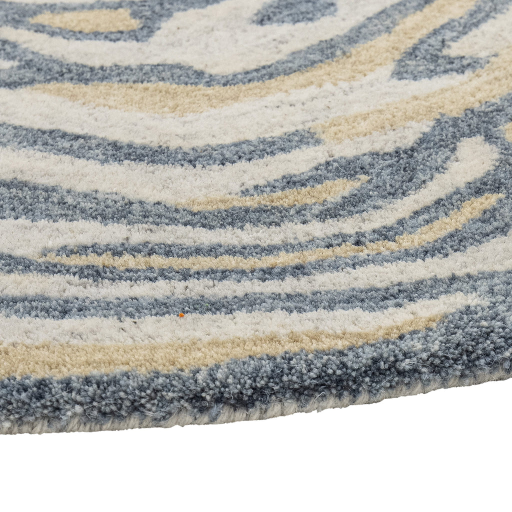 Dywan TIGER okrągły wełna 120 cm Bloomingville