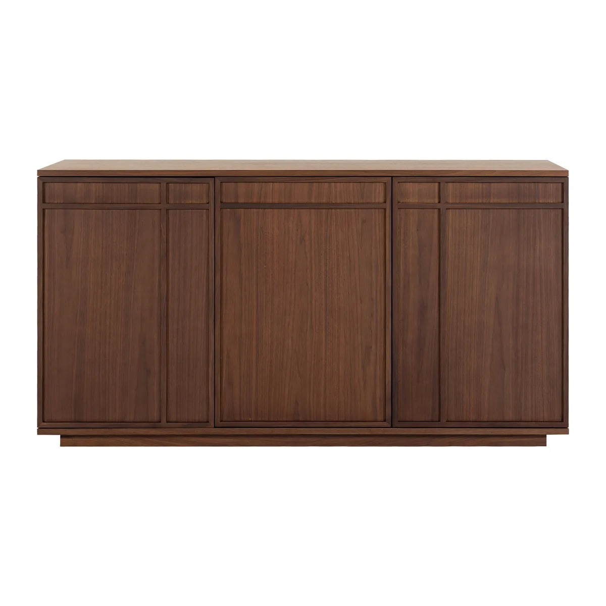 Komoda FERMO 150 cm – fornir orzech włoski, 3-drzwiowa