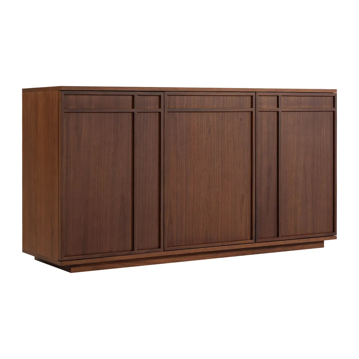 Komoda FERMO 150 cm – fornir orzech włoski, 3-drzwiowa