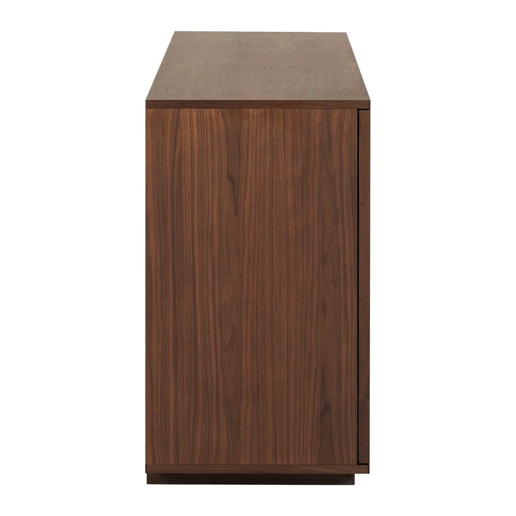 Komoda FERMO 150 cm – fornir orzech włoski, 3-drzwiowa