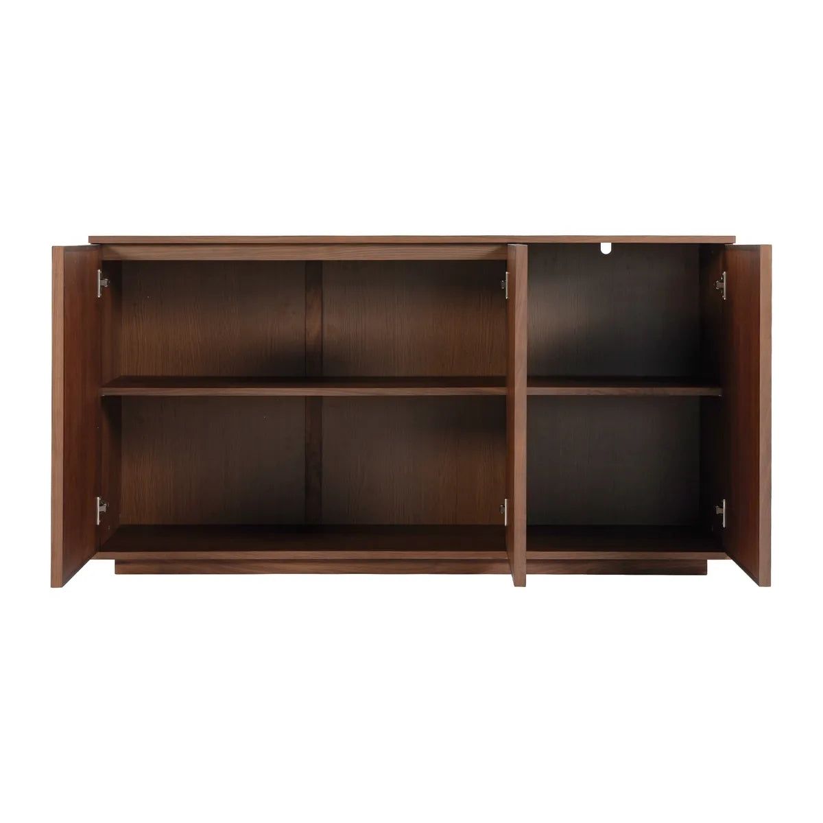 Komoda FERMO 150 cm – fornir orzech włoski, 3-drzwiowa