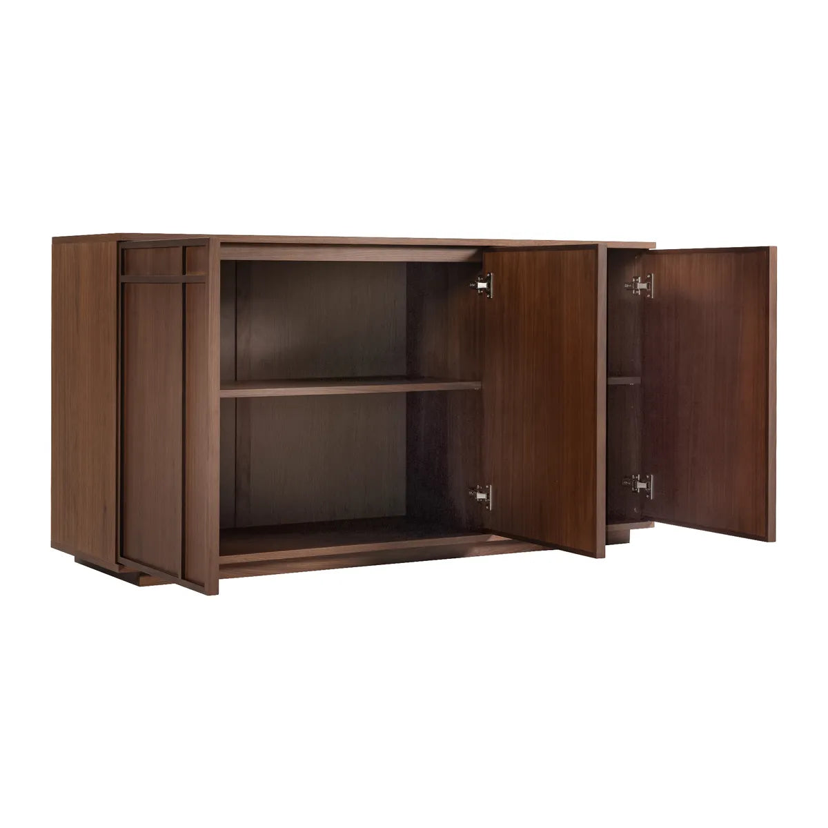 Komoda FERMO 150 cm – fornir orzech włoski, 3-drzwiowa