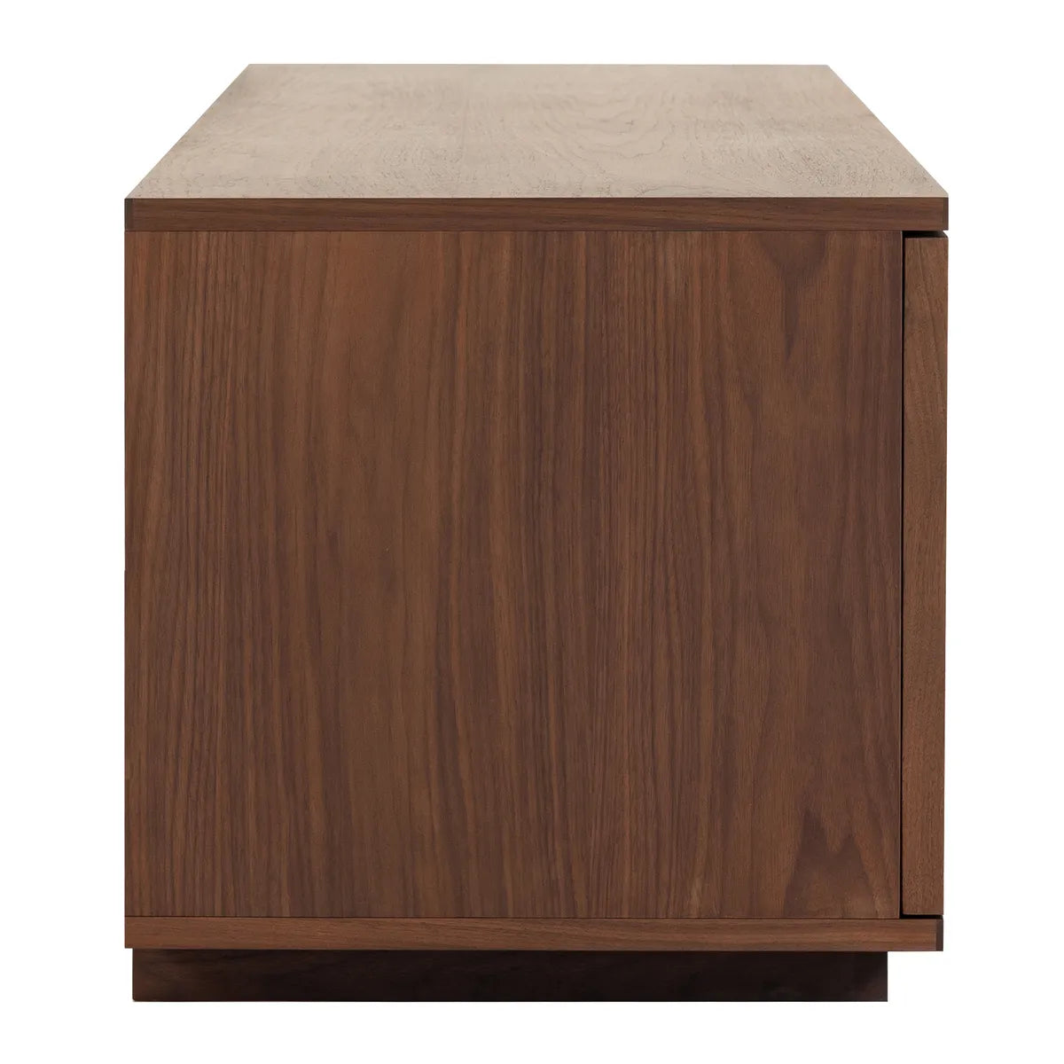 Szafka rtv FERMO 150 cm – fornir orzech włoski, 3-drzwiowa