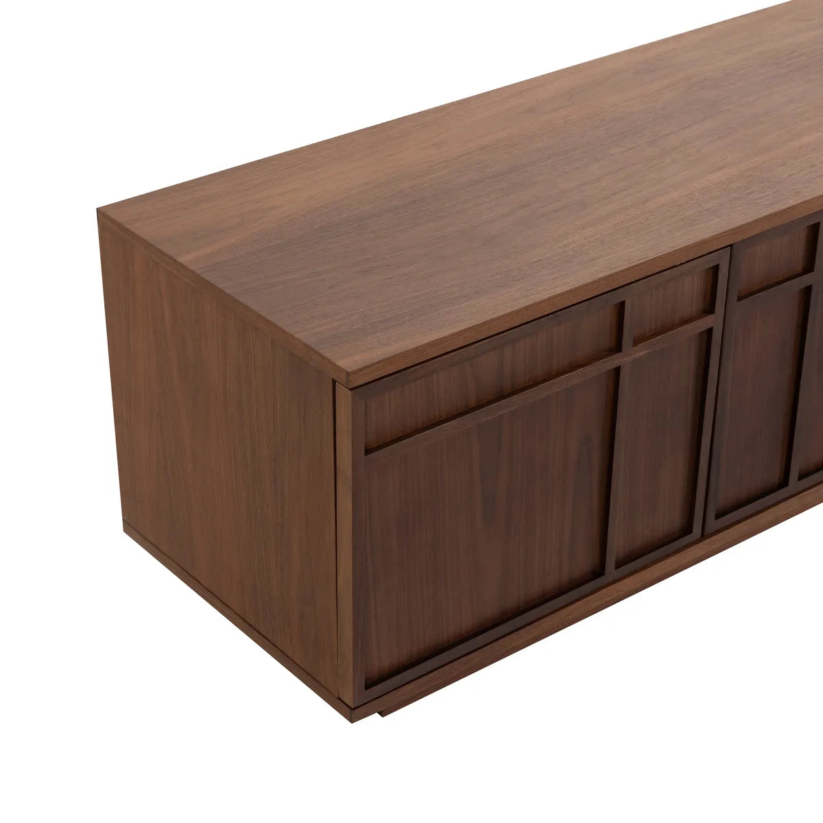 Szafka rtv FERMO 200 cm – fornir orzech włoski, 4-drzwiowa