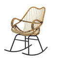 Fotel bujany Reine naturalny rattan Bloomingville