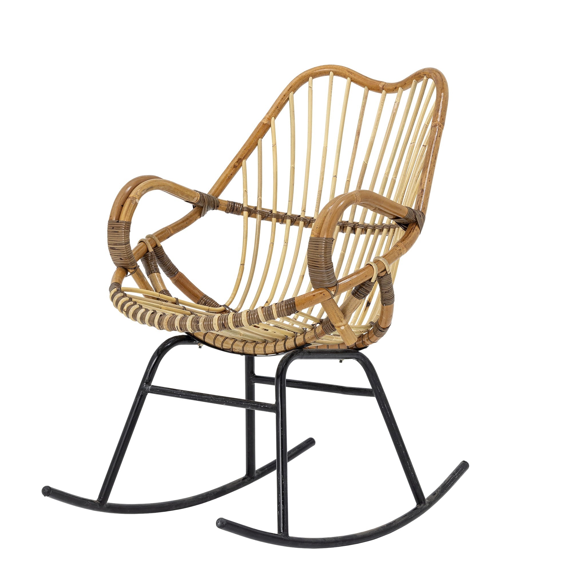 Fotel bujany Reine naturalny rattan Bloomingville