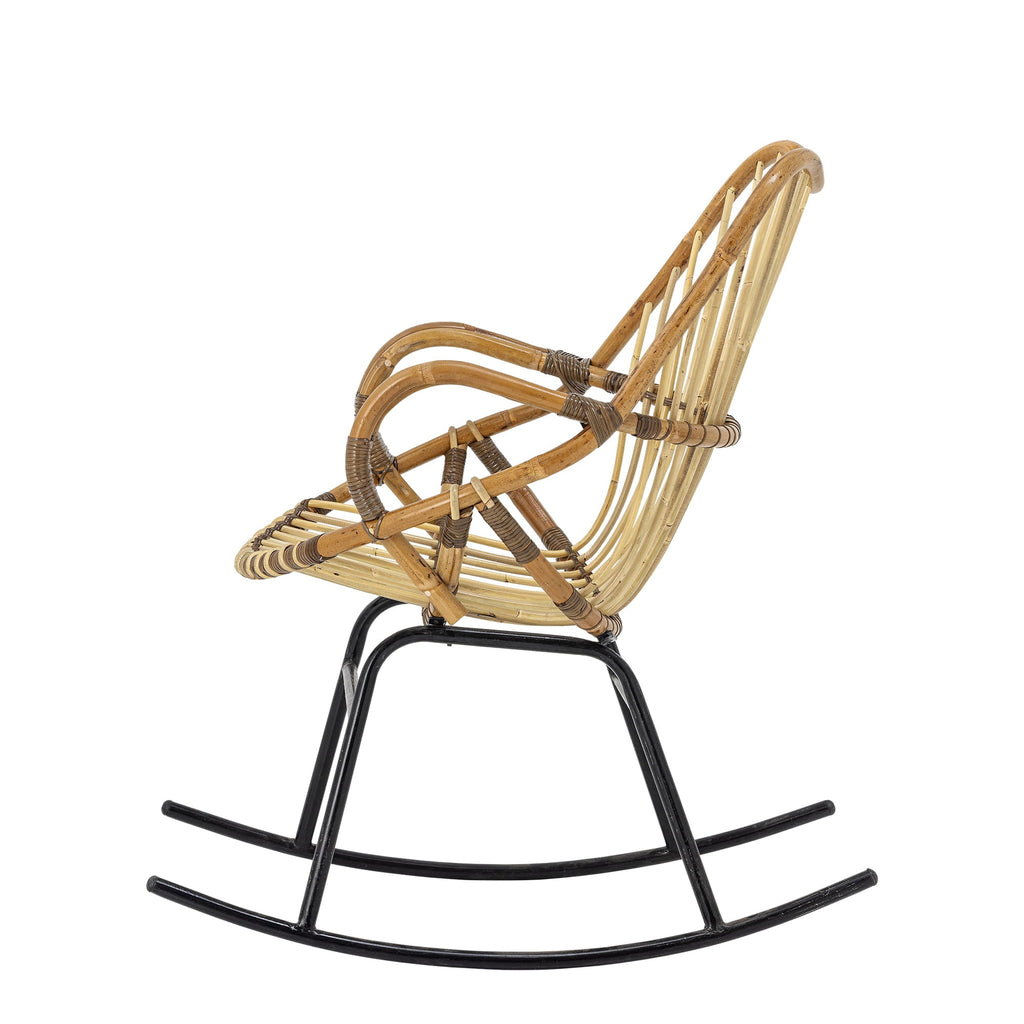 Fotel bujany Reine naturalny rattan Bloomingville