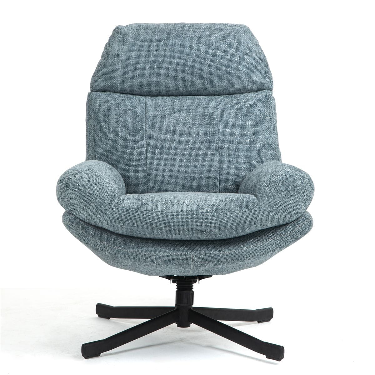 Fotel Chill obrotowy jasnoniebieski uszak Zago