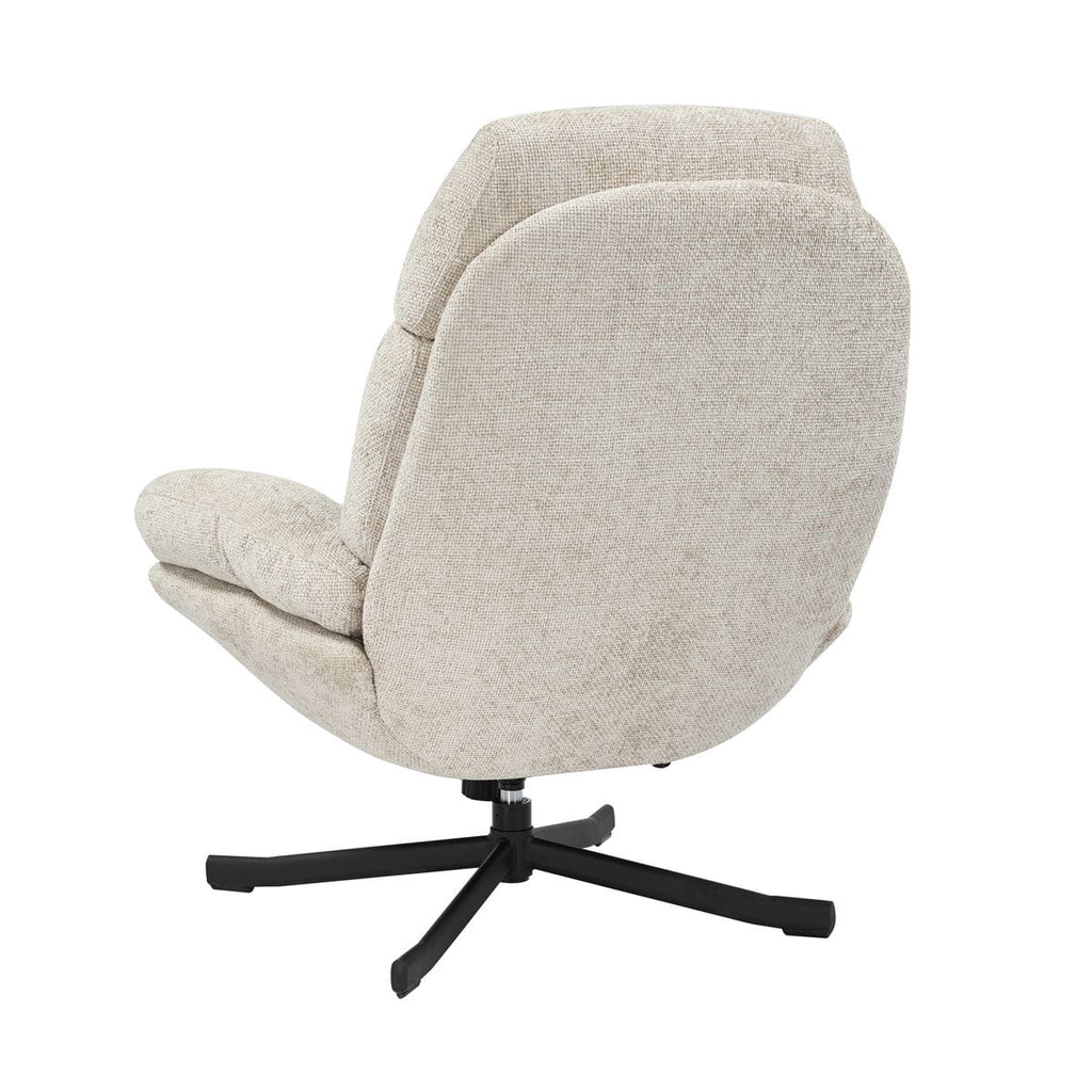 Fotel Chill obrotowy taupe uszak Zago