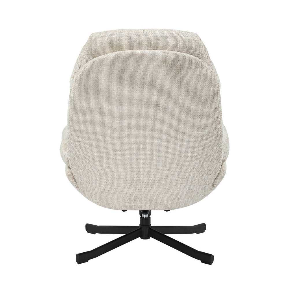 Fotel Chill obrotowy taupe uszak Zago