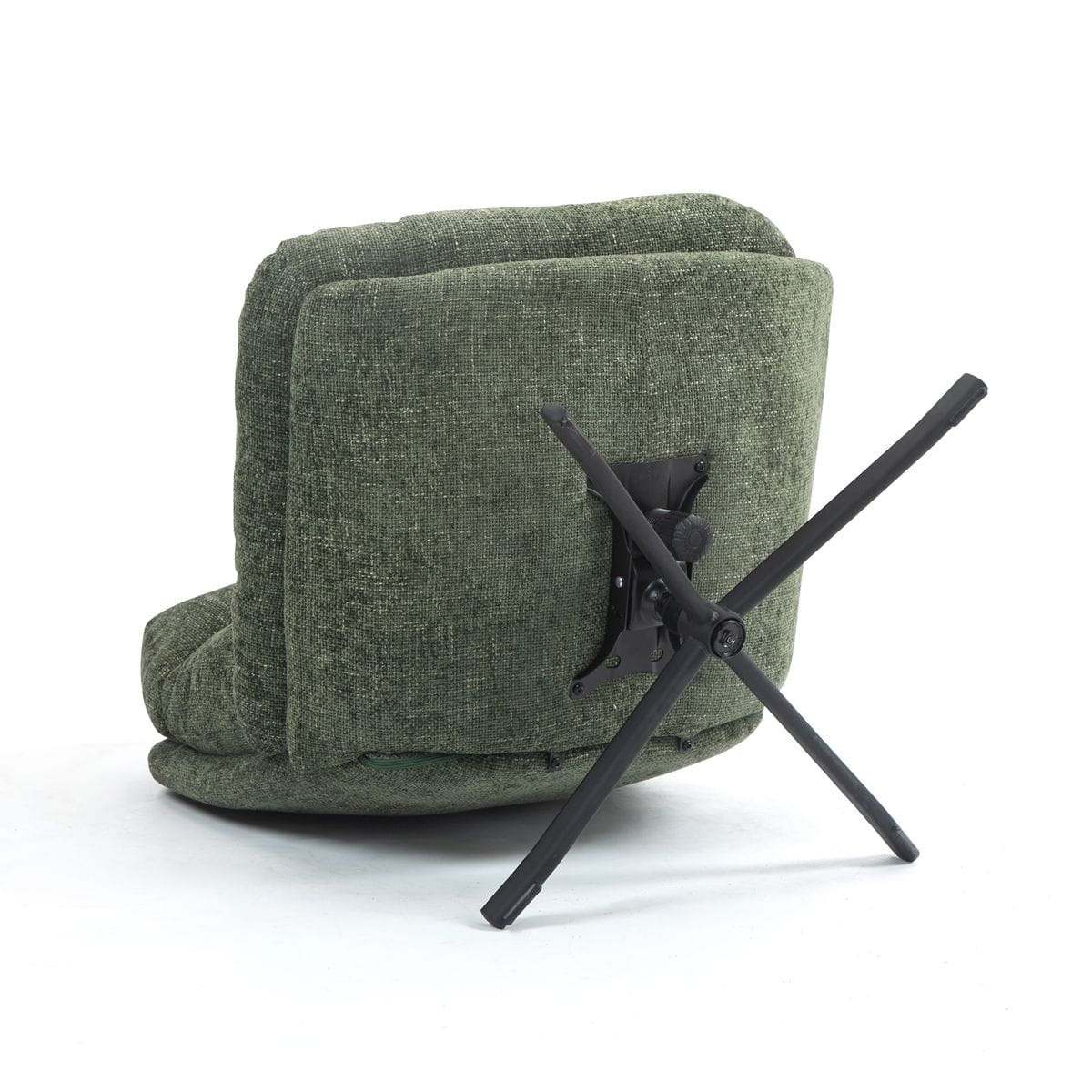 Fotel Chill obrotowy zielony khaki uszak Zago