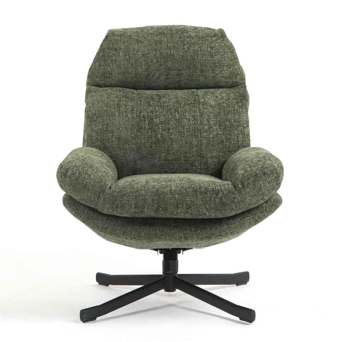 Fotel Chill obrotowy zielony khaki uszak Zago
