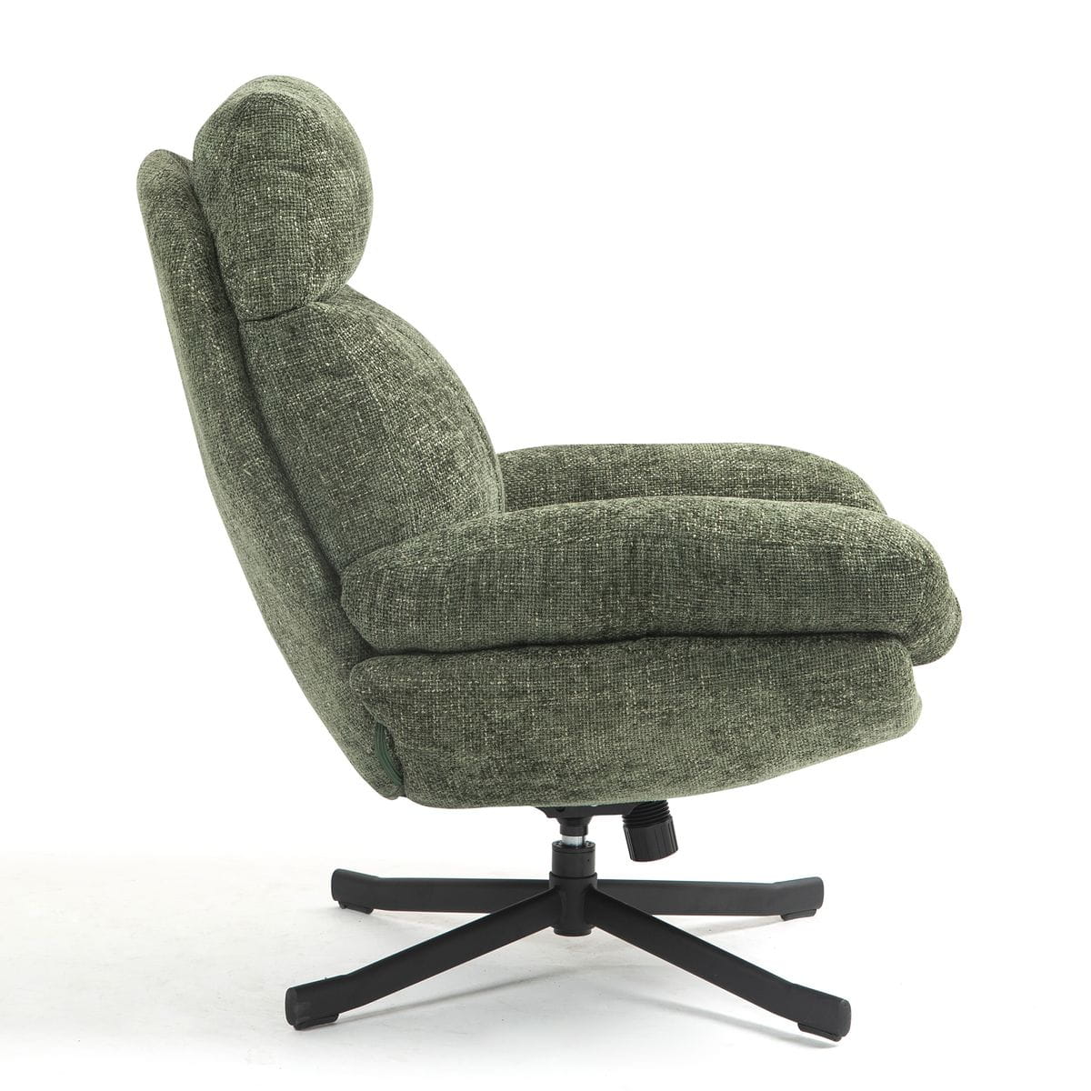 Fotel Chill obrotowy zielony khaki uszak Zago