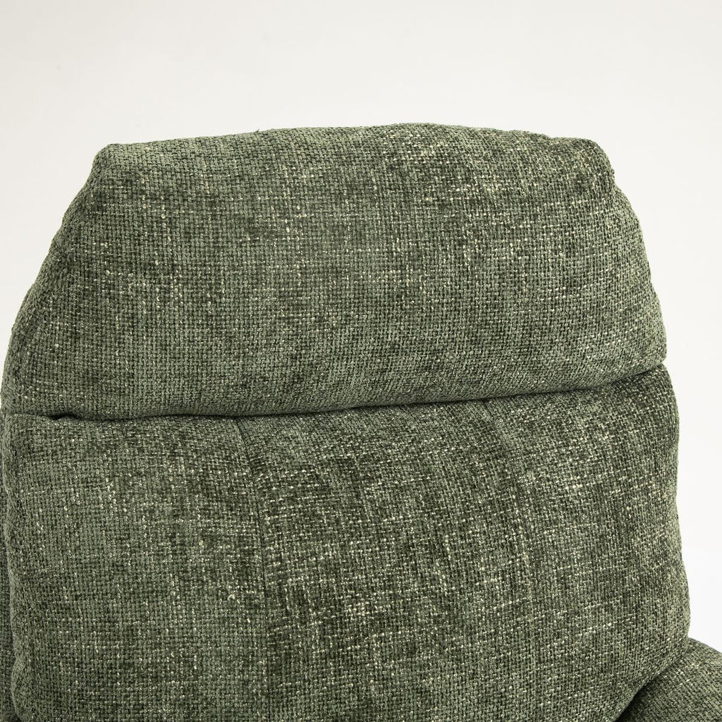 Fotel Chill obrotowy zielony khaki uszak Zago