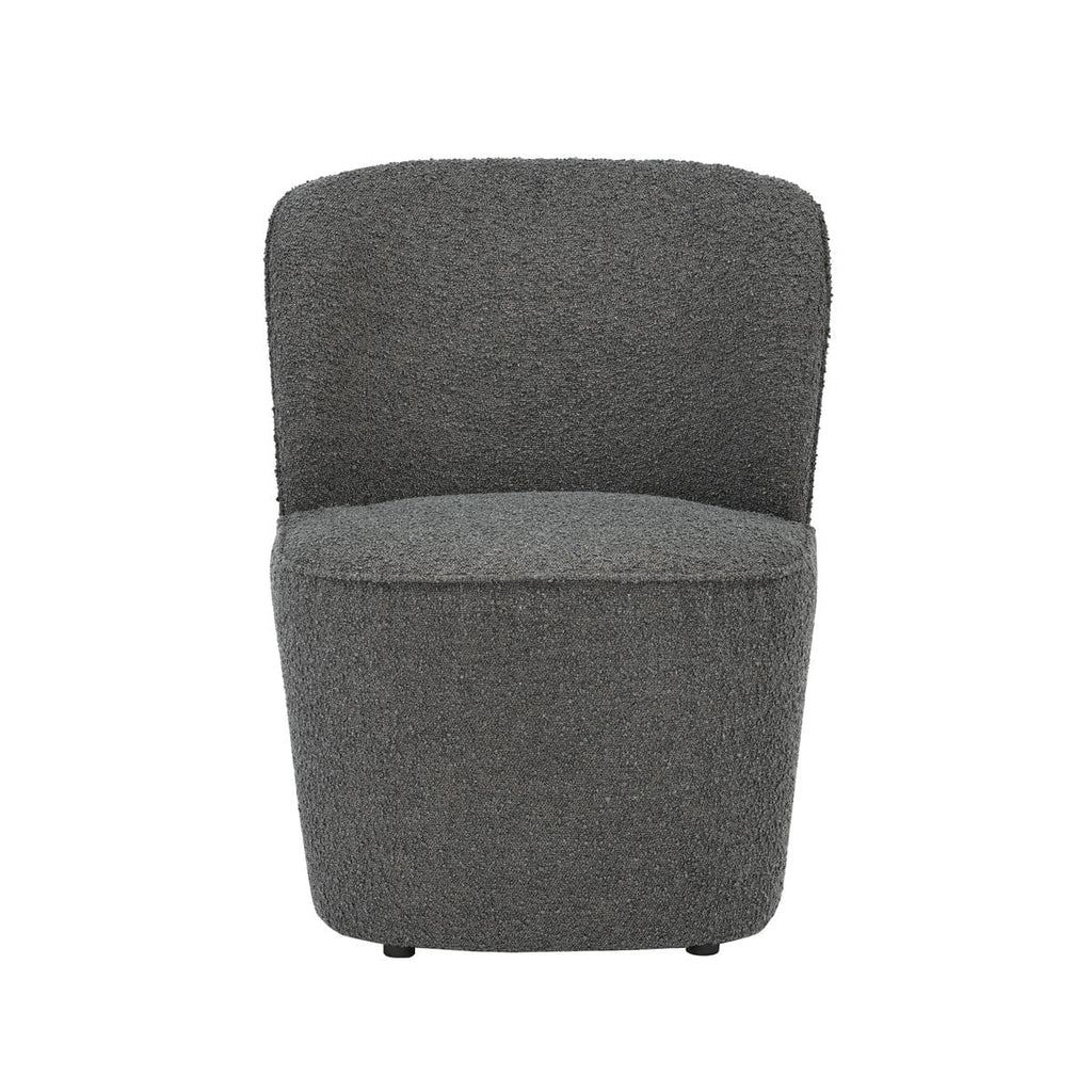Fotel JONA boucle ciemnoszary Zago