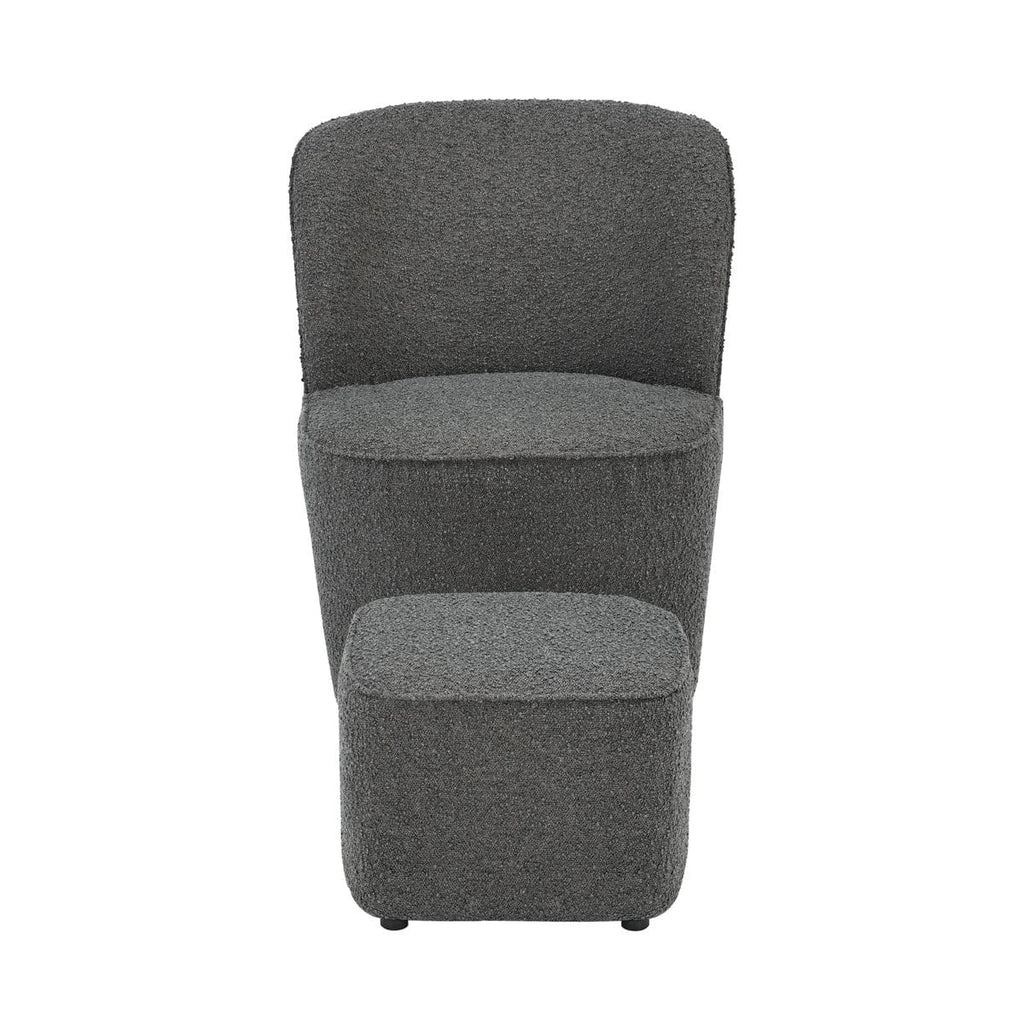 Fotel JONA boucle ciemnoszary Zago