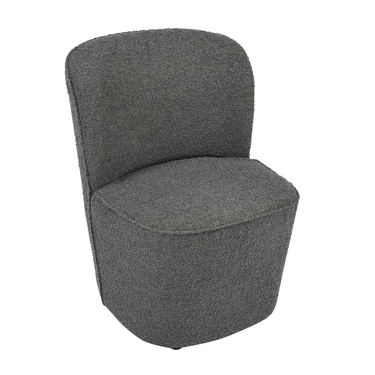 Fotel JONA boucle ciemnoszary Zago