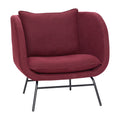 Fotel Modern bordowy 80x77x80 cm Hübsch