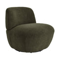 Fotel obrotowy Lana zielony 68x76x70 cm boucle Zago
