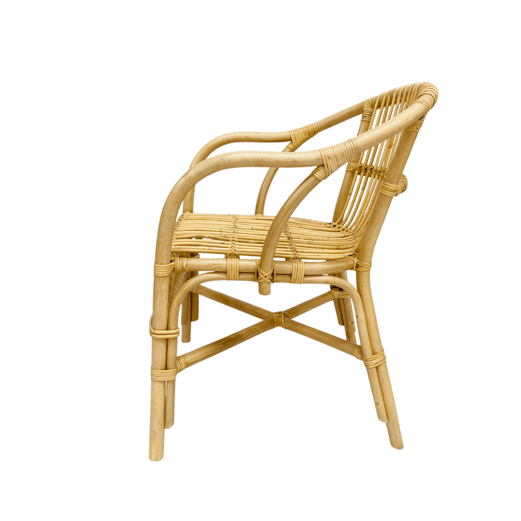 Fotel rattanowy LIVO naturalny 80x60x60 cm Zago
