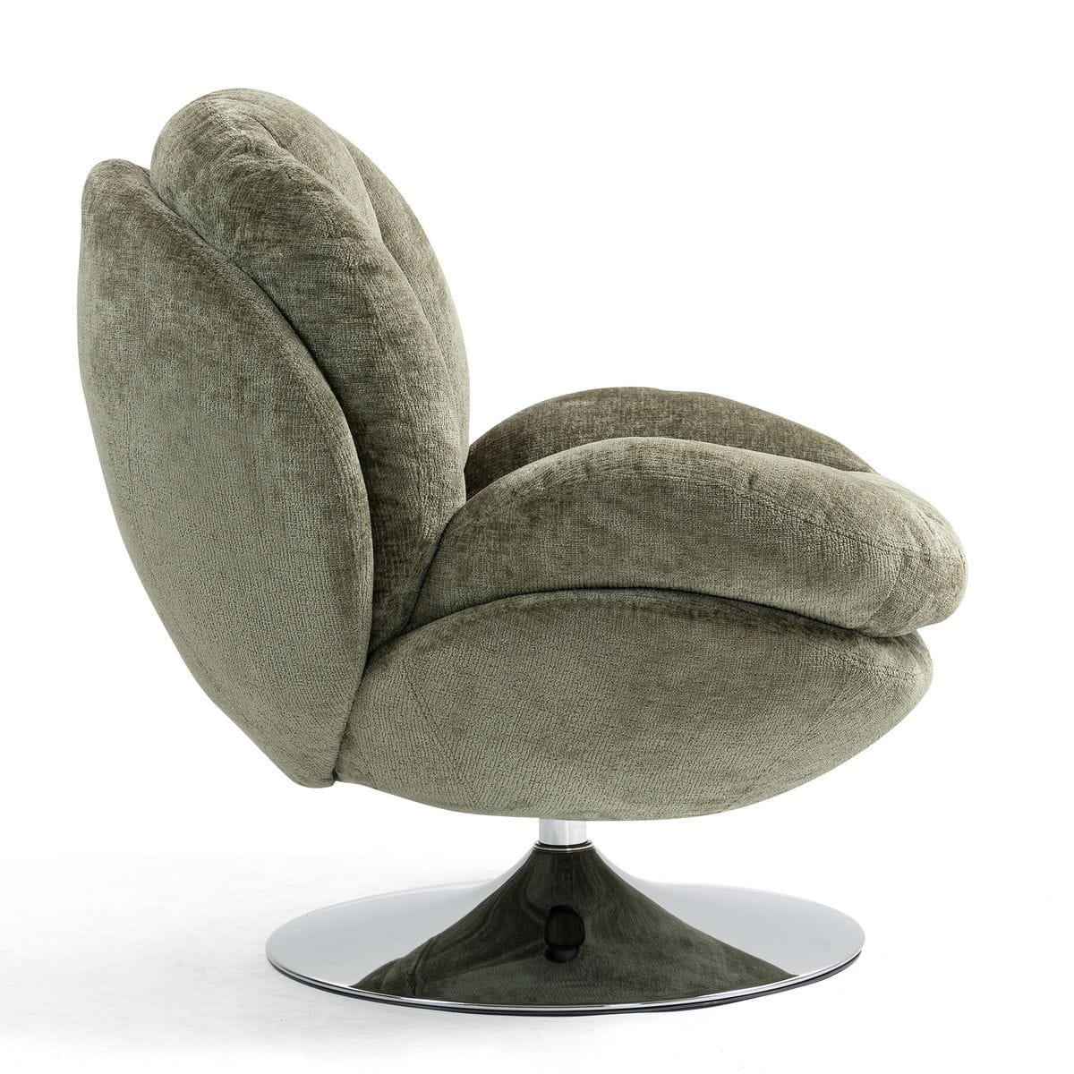 Fotel TOPI obrotowy khaki szenila Zago