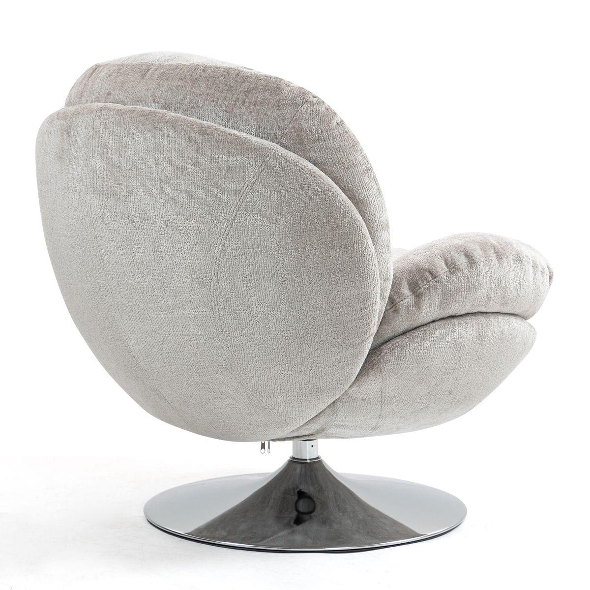 Fotel TOPI obrotowy taupe szenila Zago