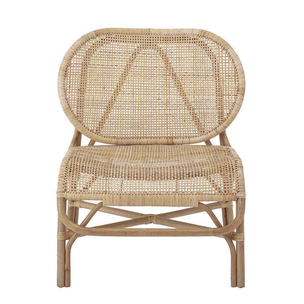 Fotel wypoczynkowy Rosen naturalny rattan Bloomingville